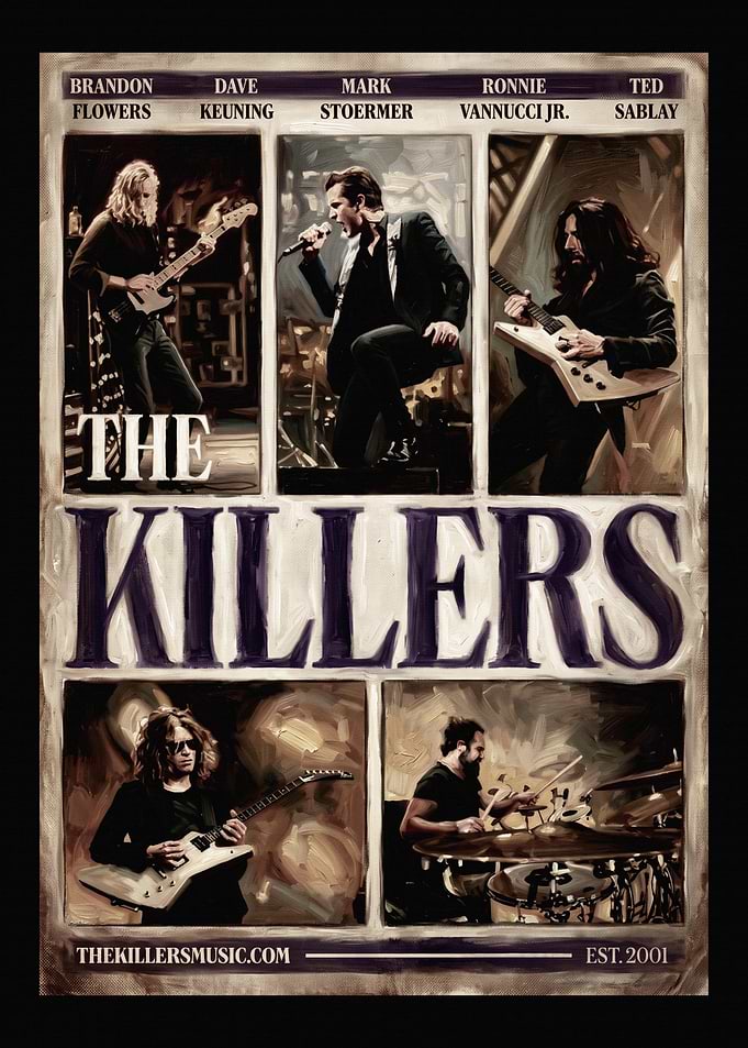 The Killers Band Poster