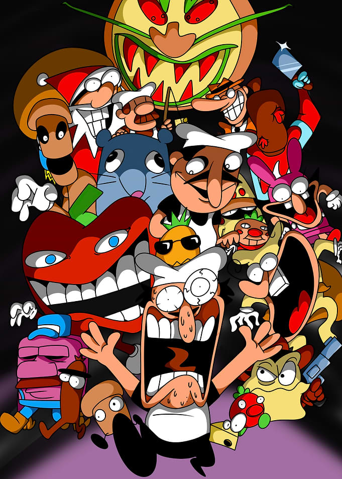 Pizza Tower Chaotic Character Collage