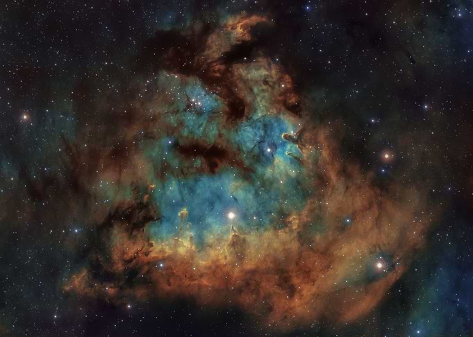 Vibrant Nebula in Deep Space