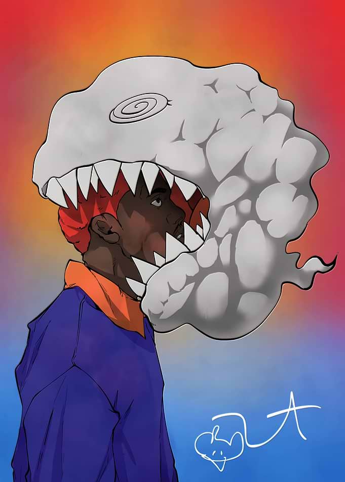 Kanye West Illustration