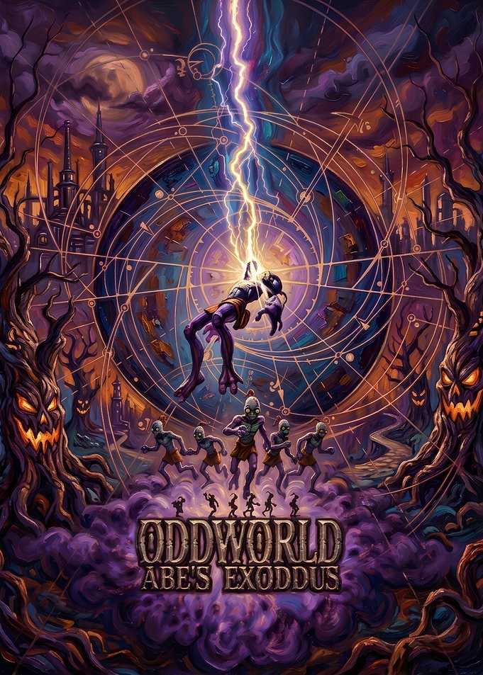 Oddworld Abe's Exoddus Game Poster