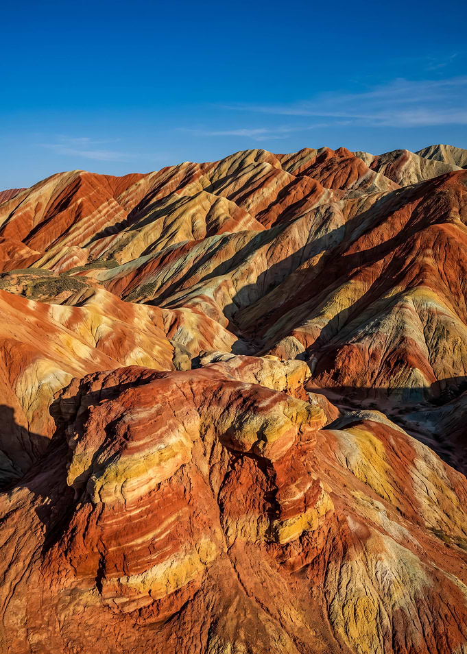 Colorful Danxia Landform Mountains