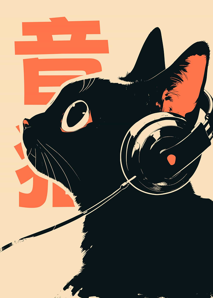 Gamer Cat Japanese