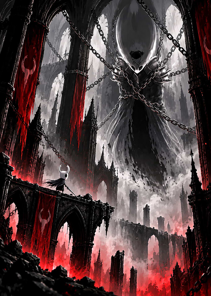 Hollow Knight Confronting The Bound Entity