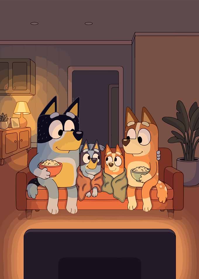 Bluey Family Movie Night
