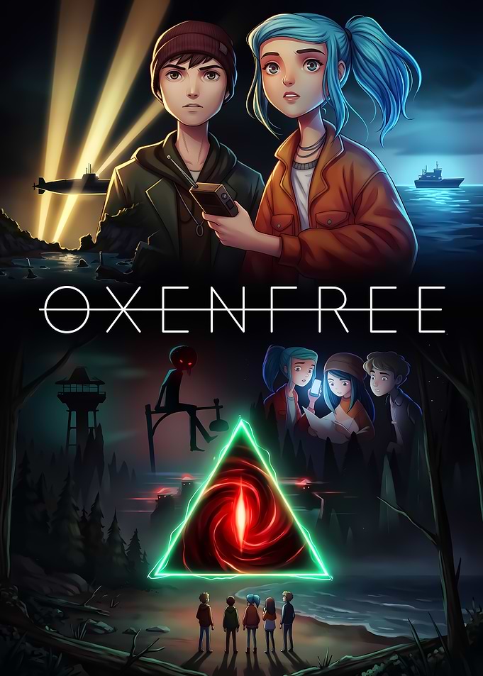 Oxenfree Game Poster Art