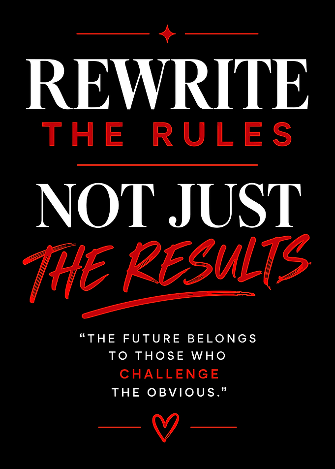 Rewrite The Rules Inspirational Quote Poster