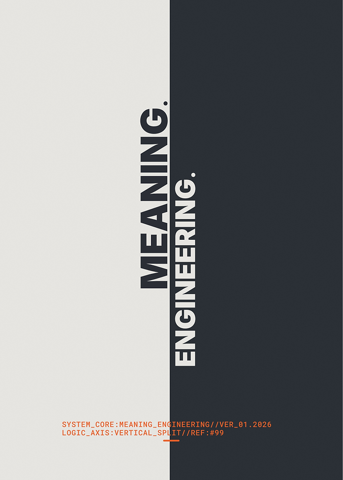 Swiss techno - brutalism Typography Poster