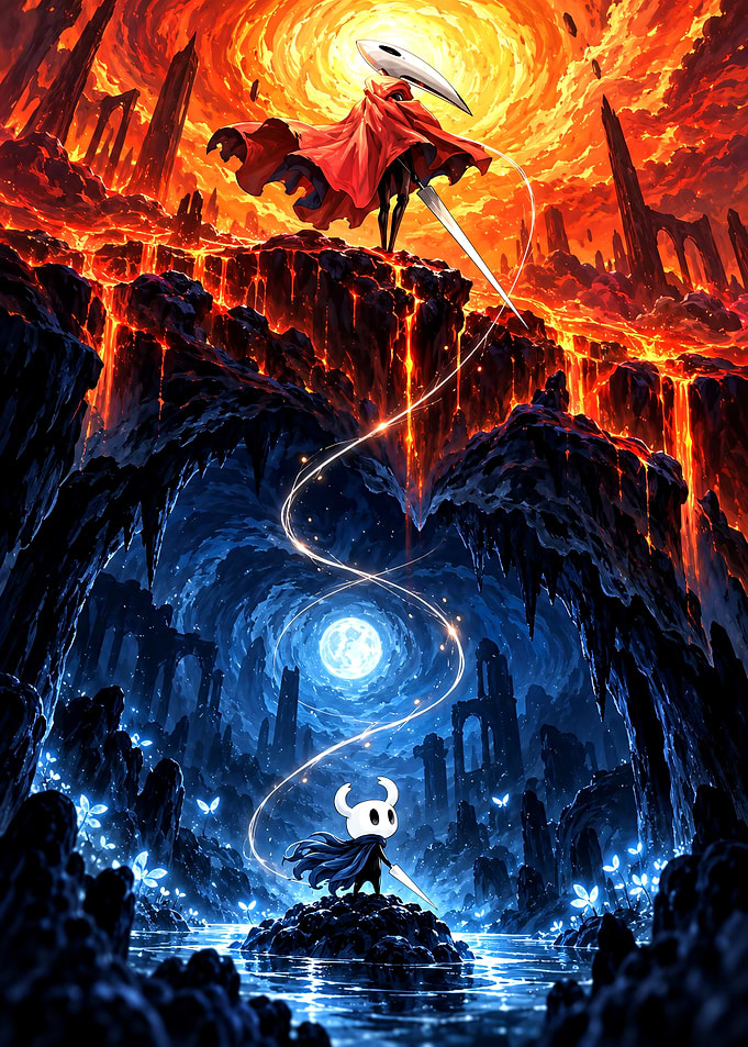 Hollow Knight and Hornet Dual Realm