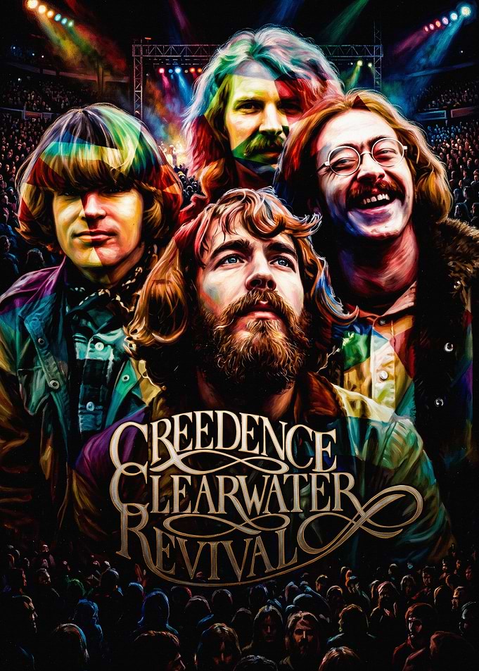 Creedence Clearwater Revival Concert Poster