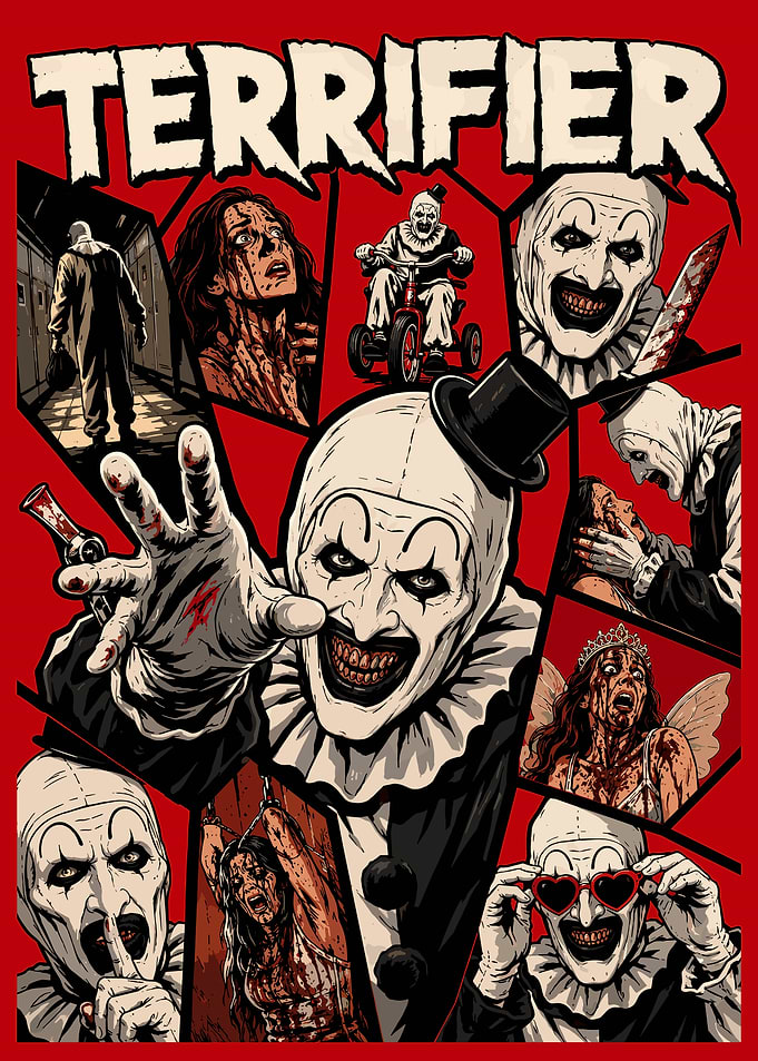 Terrifier Art Collage Poster