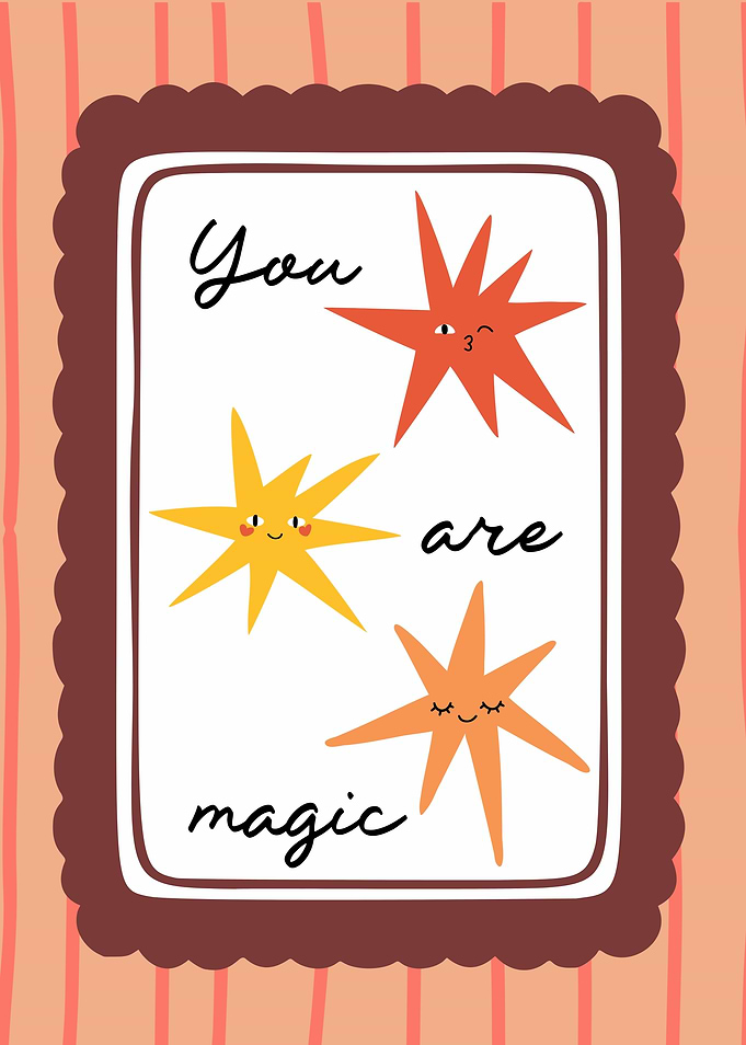 You Are Magic Star Illustration
