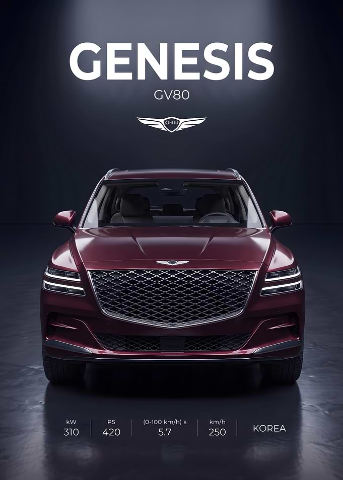 Genesis GV80 Luxury SUV Advertisement