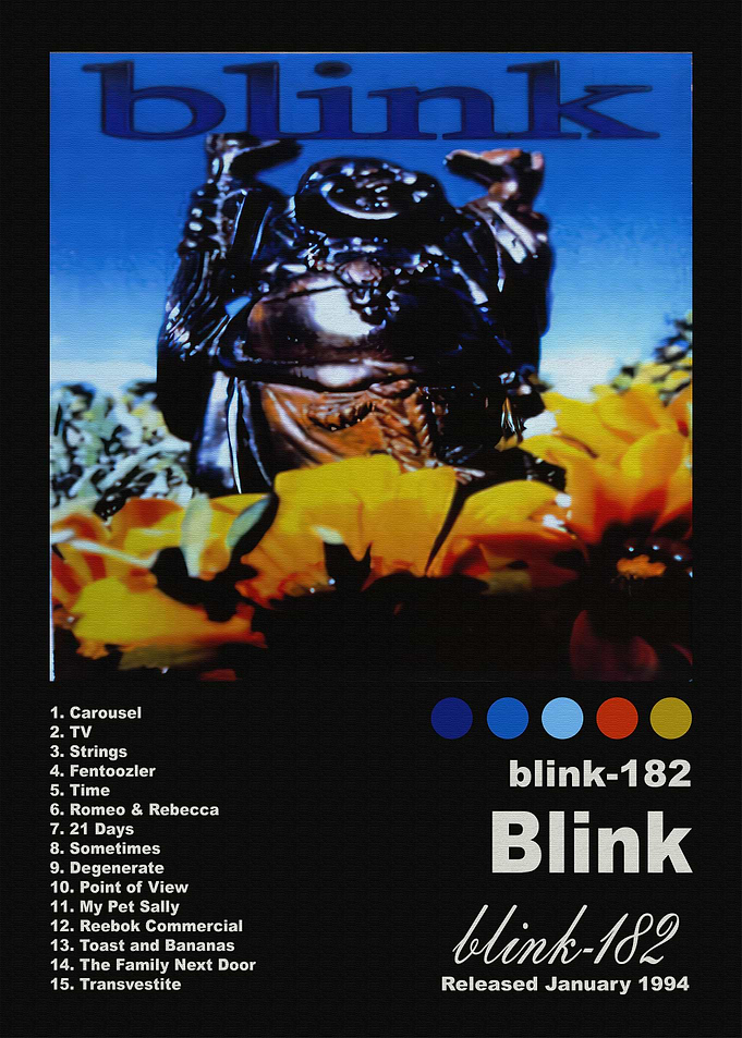 Blink-182 Buddha Album Cover Poster