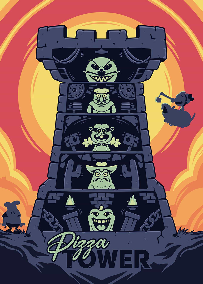 Pizza Tower Game Poster