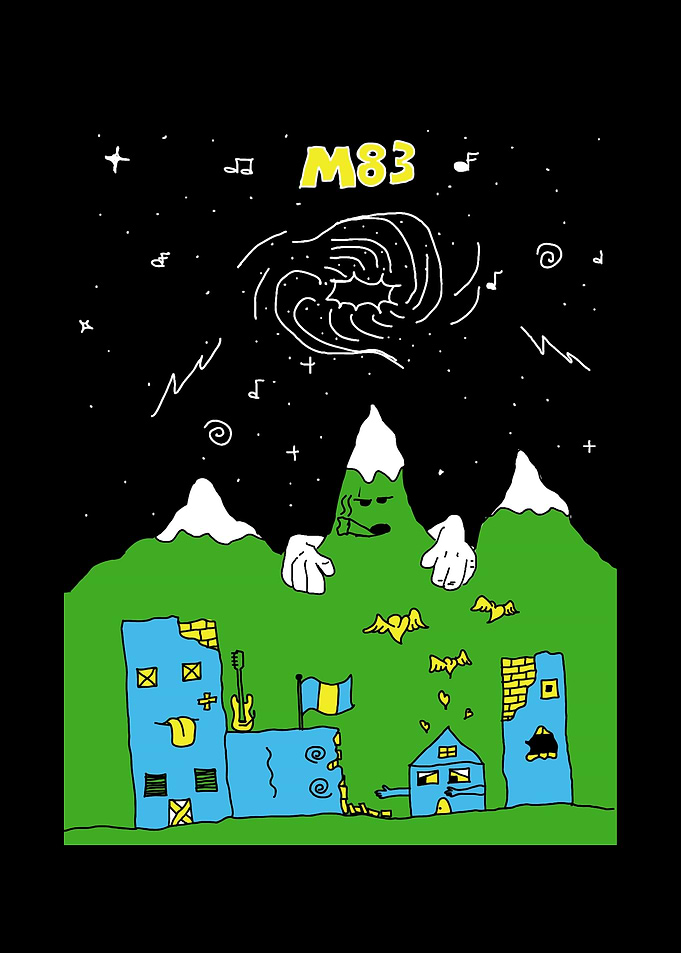 M83 Music Band Fan Art Illustration