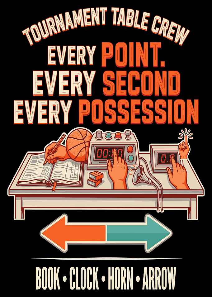 Basketball Tournament Table Crew Graphic
