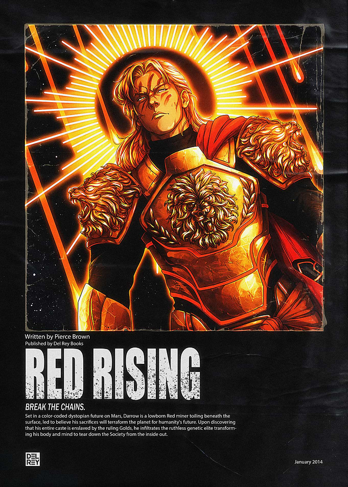 Red Rising Darrow Book Poster