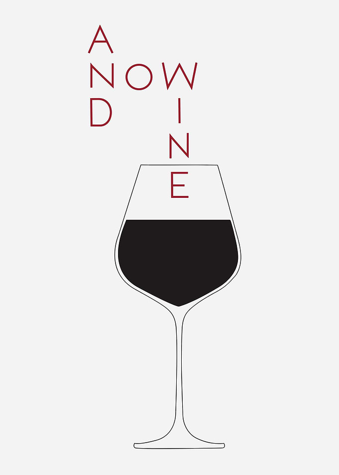 Minimalist Wine and Dine Poster