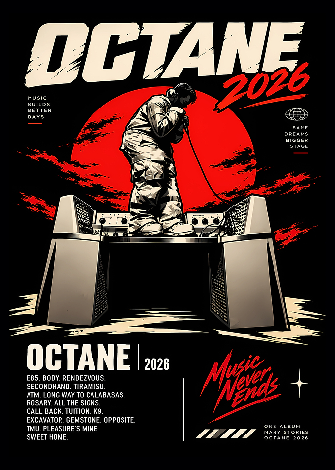Octane 2026 Music Album Poster
