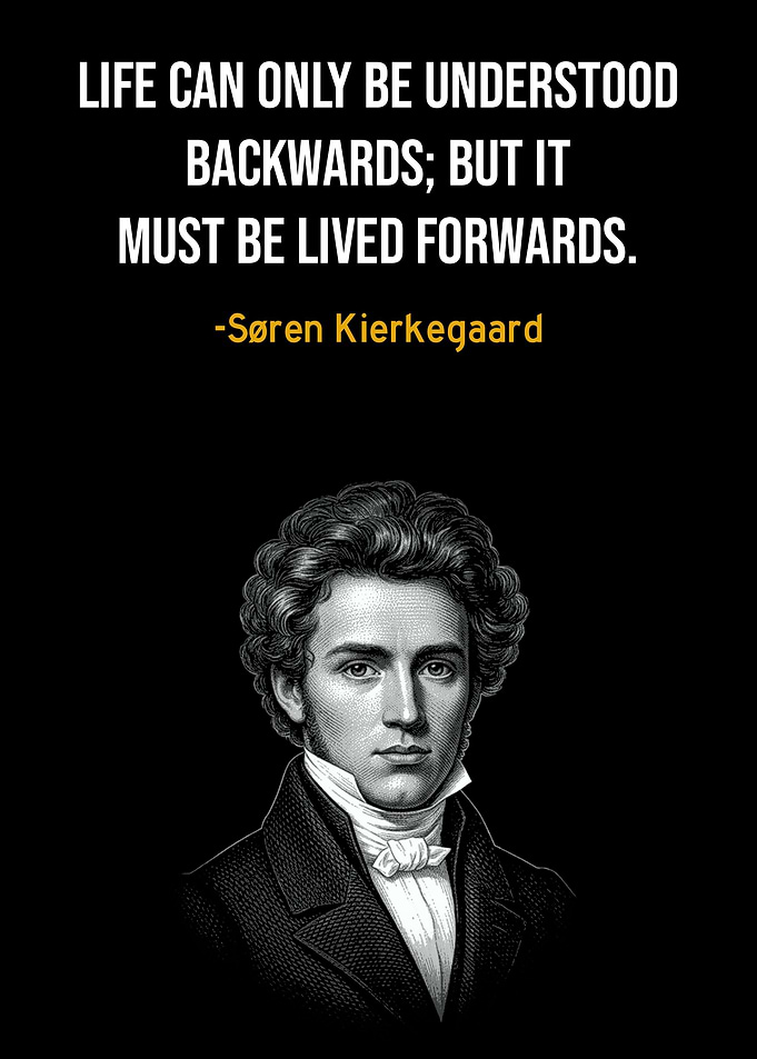 Søren Kierkegaard Inspirational Quote Poster