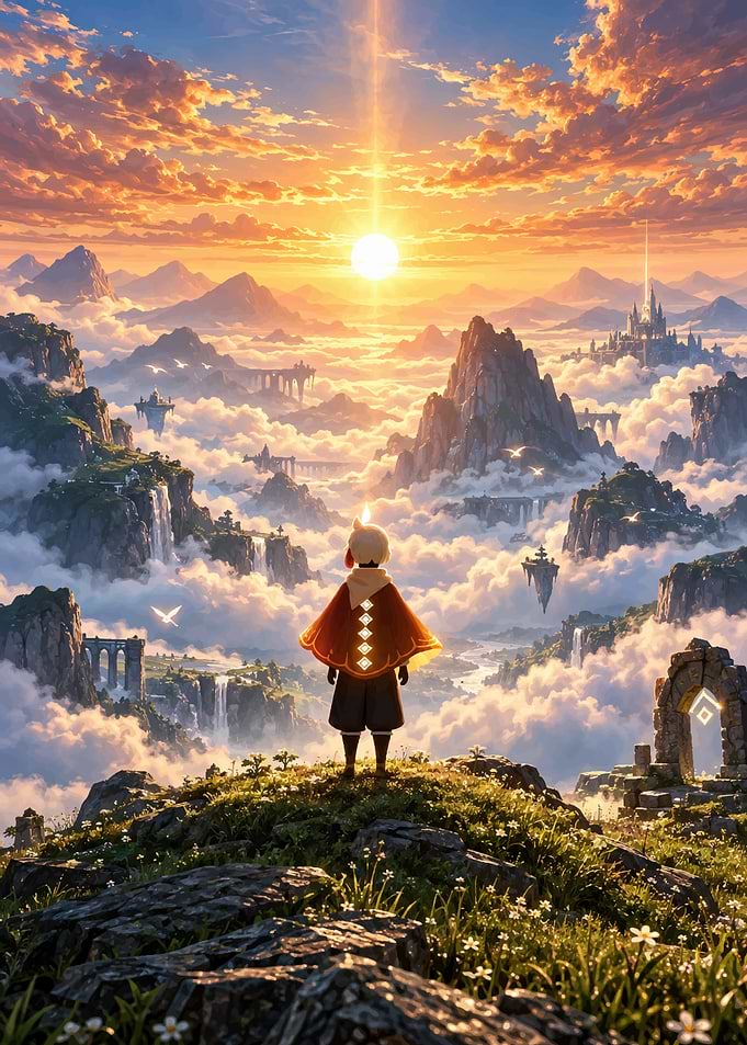 Sky Children of the Light Landscape