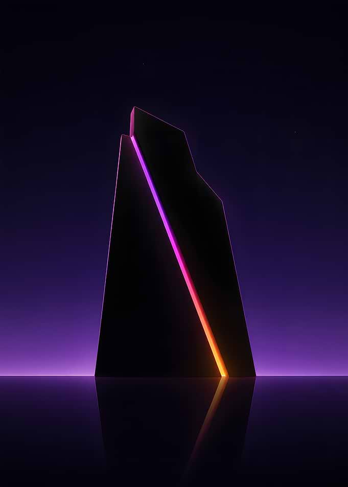 Futuristic Crystal Monolith
