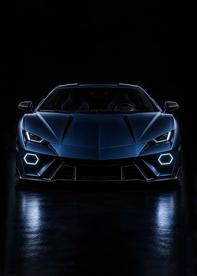 Deep Blue Supercar Apex