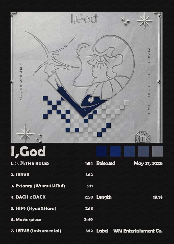 I, God Album Tracklist Poster