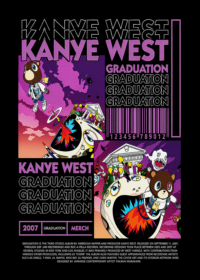 Kanye West Graduation Album Art Poster