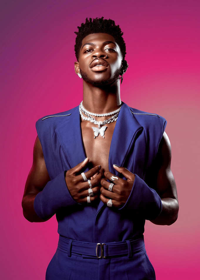 Lil Nas X Portrait Poster