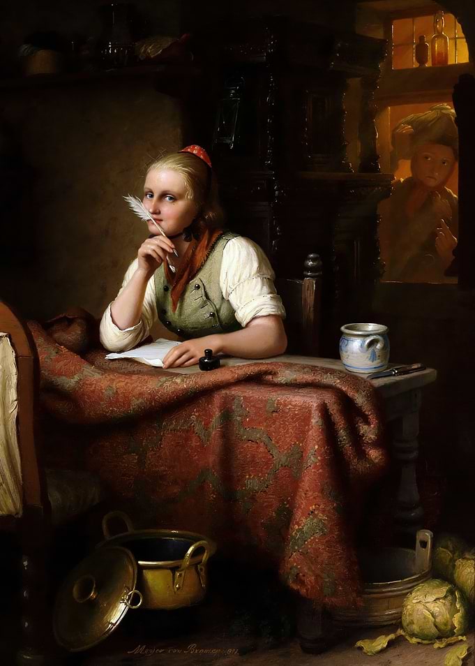 The Letter by Johann Georg Meyer von Bremen