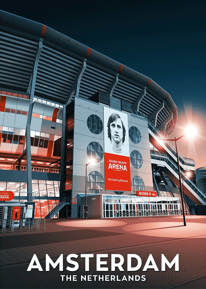 Johan Cruyff Arena Amsterdam Poster