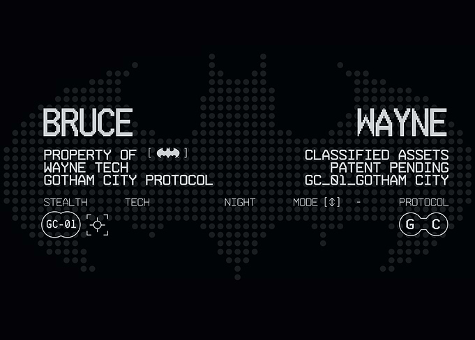 Bruce Wayne: Classified Tech Identity