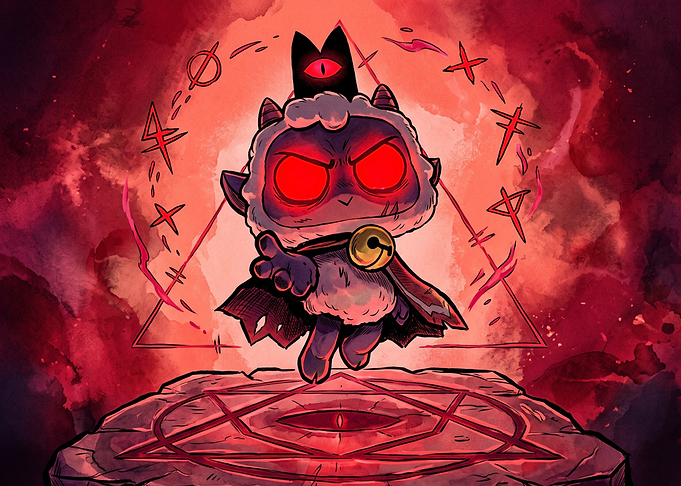 Cult of the Lamb Ritual Illustration
