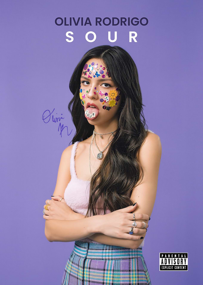 Olivia Rodrigo Sour Album Cover