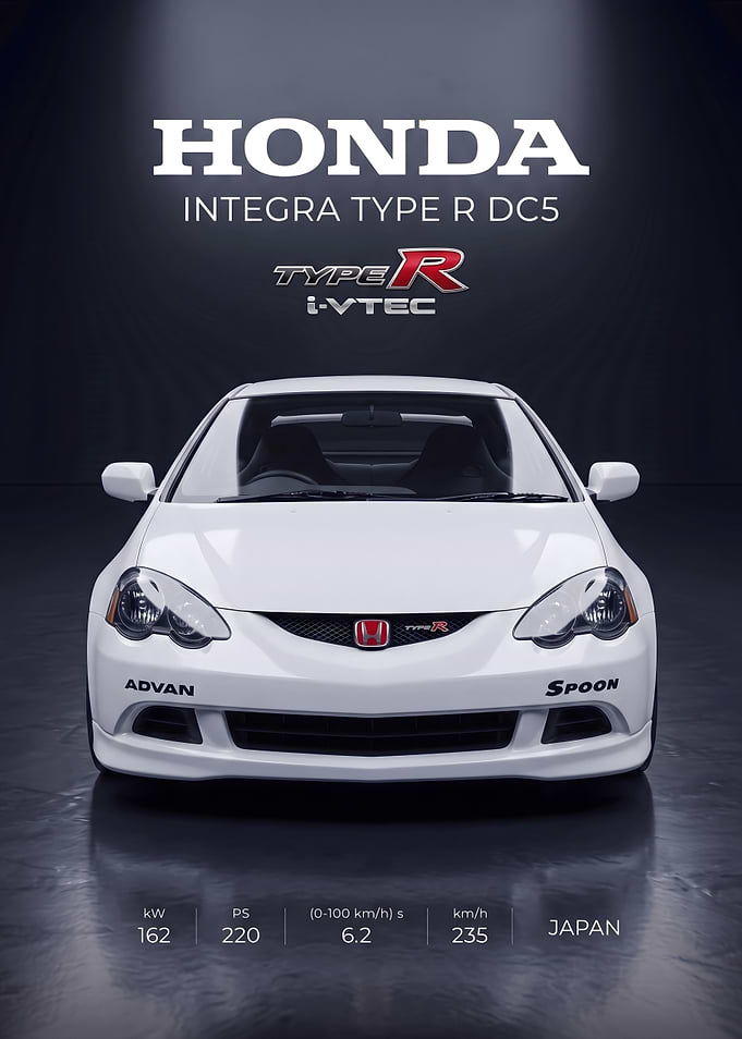Honda Integra Type R DC5 Poster