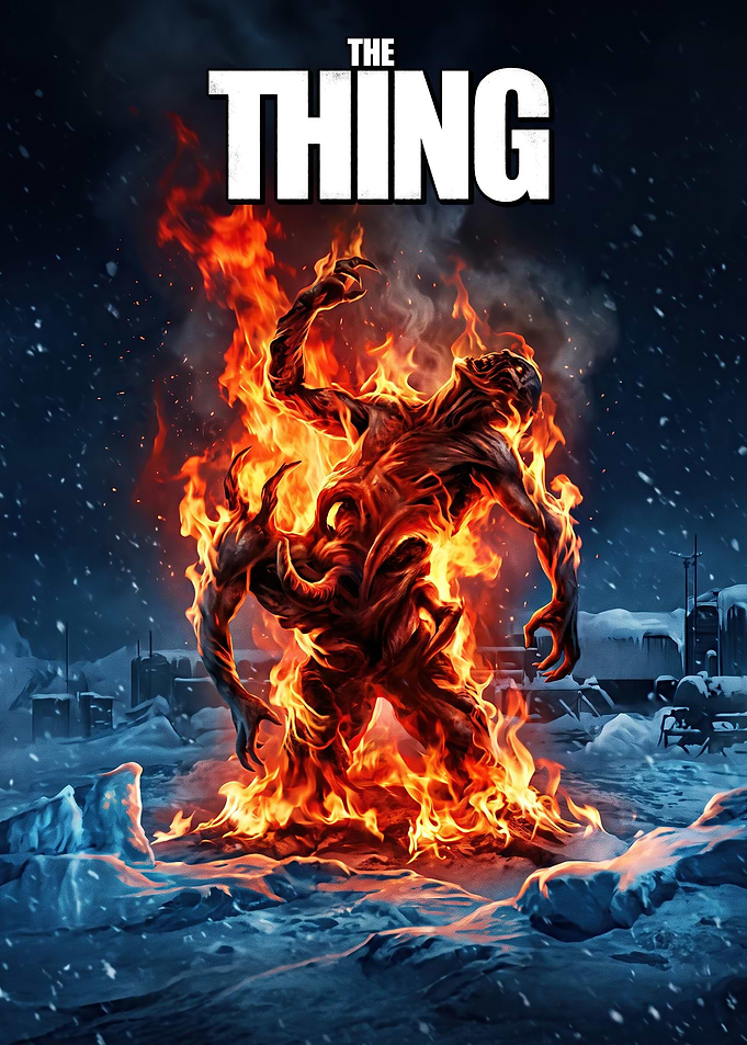 The Thing Movie Poster Art