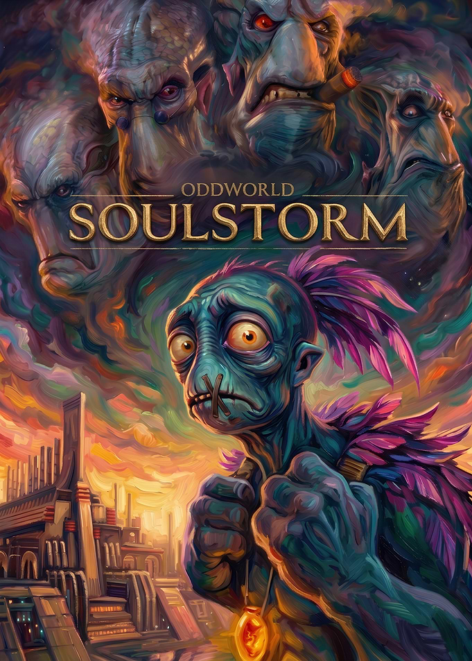 Oddworld Soulstorm Game Poster