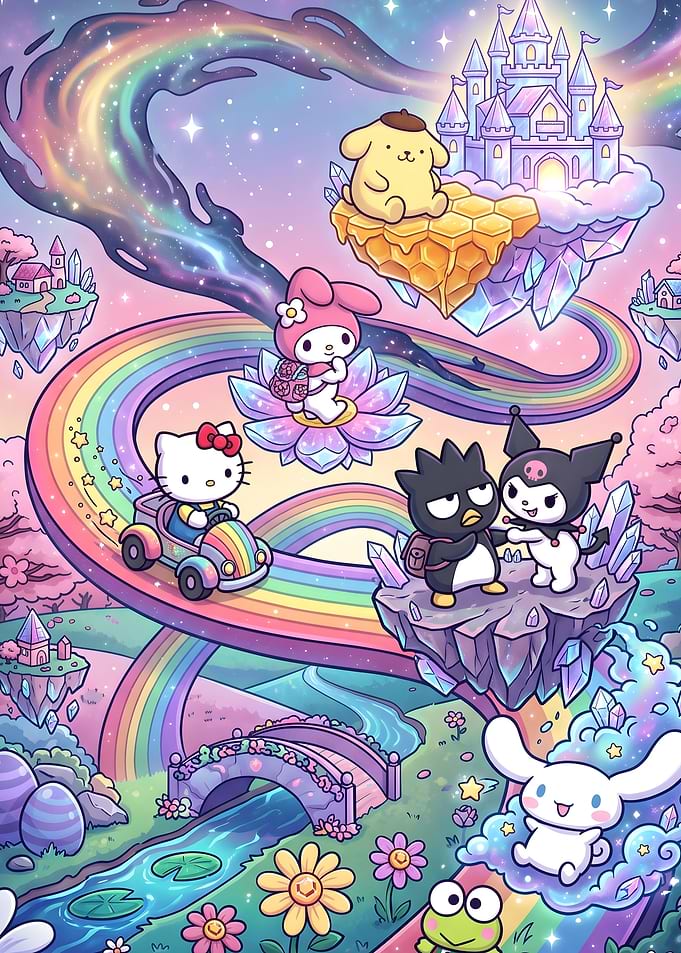 Sanrio Characters Magical Rainbow Kingdom
