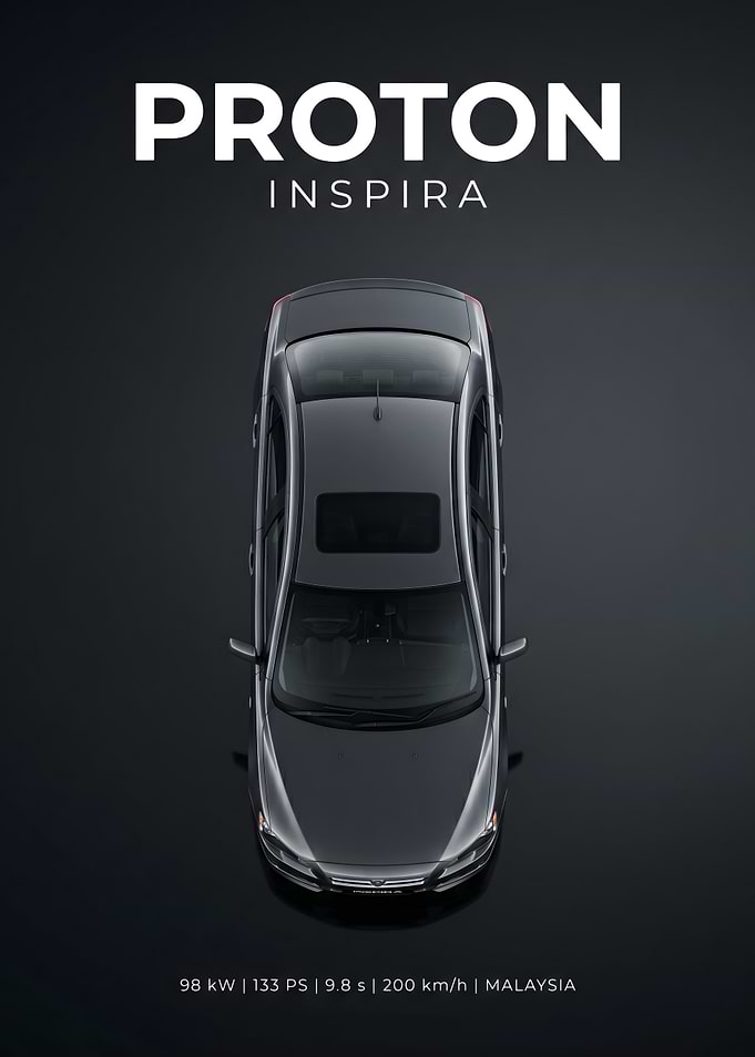 Proton Inspira Top View Poster