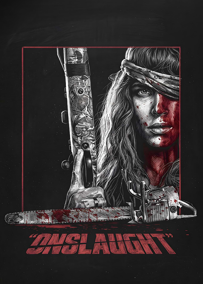 Onslaught Horror Movie Poster Art