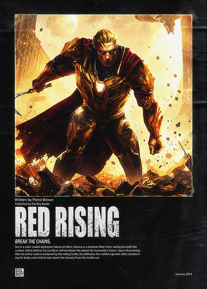 Red Rising Darrow Book Poster