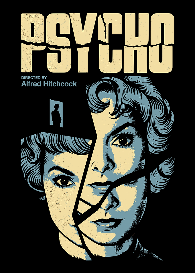 Psycho Alfred Hitchcock Movie Poster