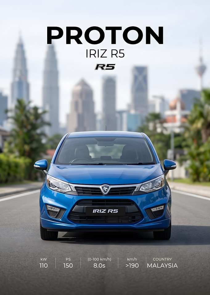 Proton Iriz R5 Promotional Poster