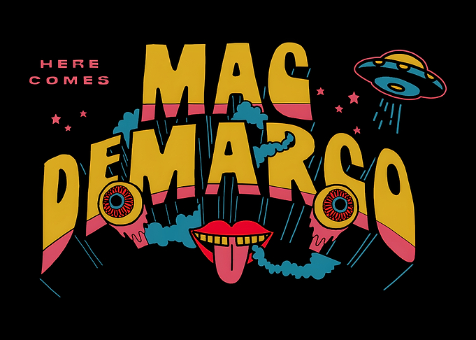 Mac DeMarco Psychedelic Music Graphic