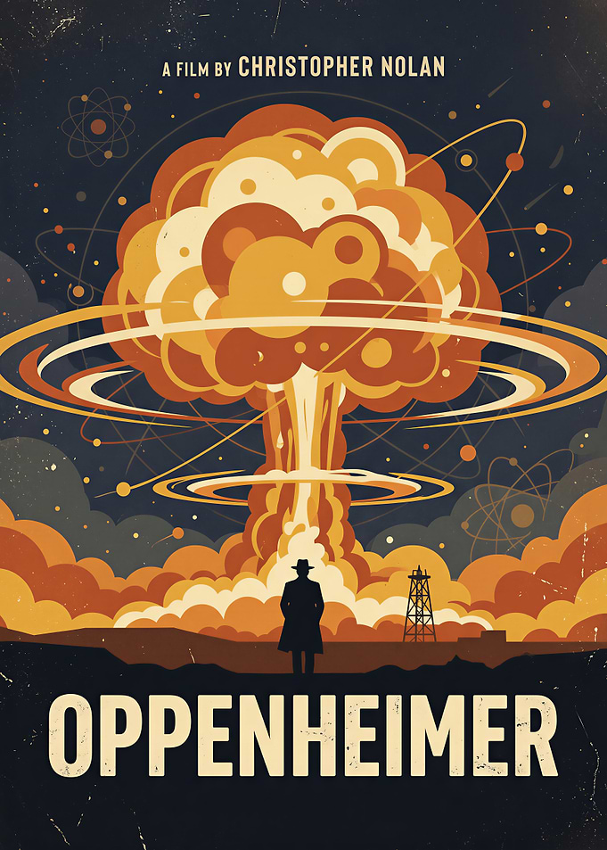 Oppenheimer Movie Poster Art
