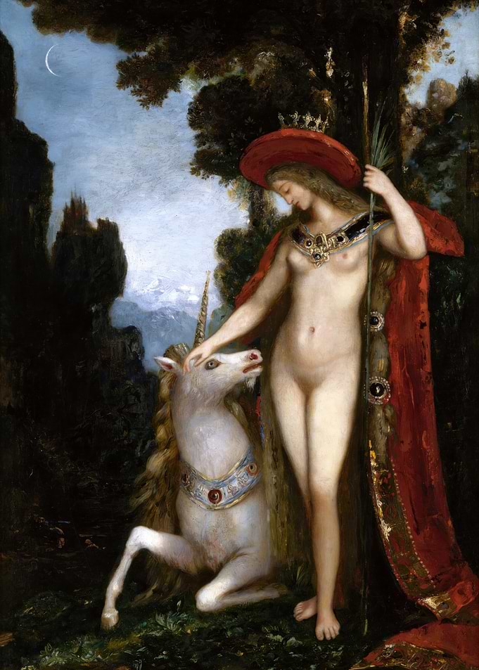 The Unicorn by Gustave Moreau