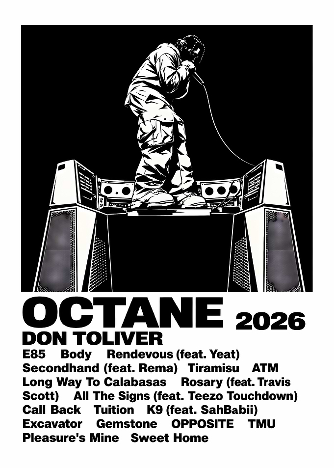 Don Toliver Octane 2026 Album Poster