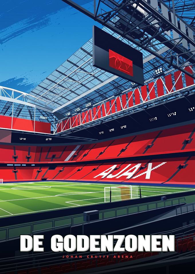 Johan Cruyff Arena Ajax Poster